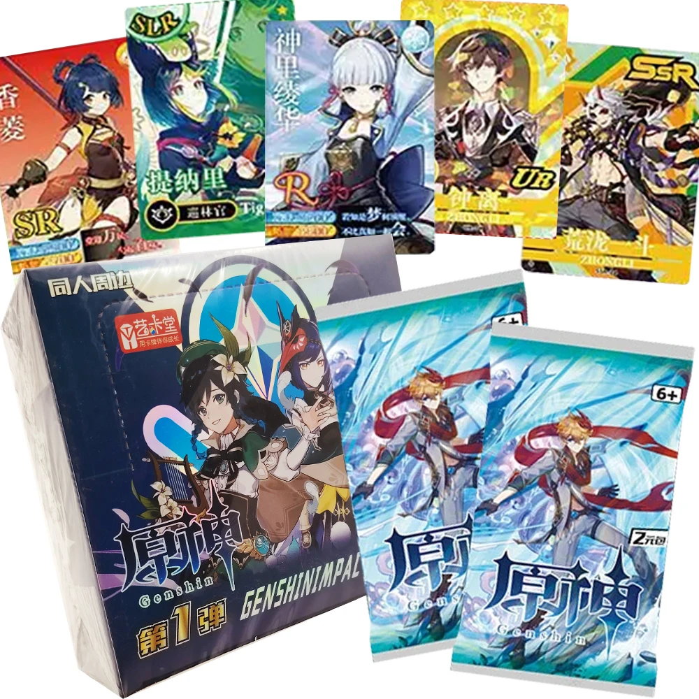 Genshin Impact Peripheral Hobbies Collection Card Fantasy Action Adventure Role Fashion Exquisite and Fun Art ACG Flash Card Toy
Genshin Impact Peripheral Hobbies Collection Card Fantasy Action Adventure Role Fashion Exquisite and Fun Art ACG Flash Card Toy