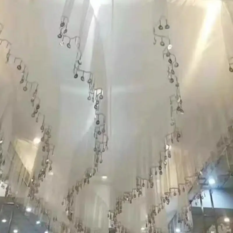 Wedding Ceiling Gauze Curtain Sequin Sash Drape Tassel Floating gauze For Hotel Stage Hall Ceilings Top Decoration
Wedding Ceiling Gauze Curtain Sequin Sash Drape Tassel Floating gauze For Hotel Stage Hall Ceilings Top Decoration