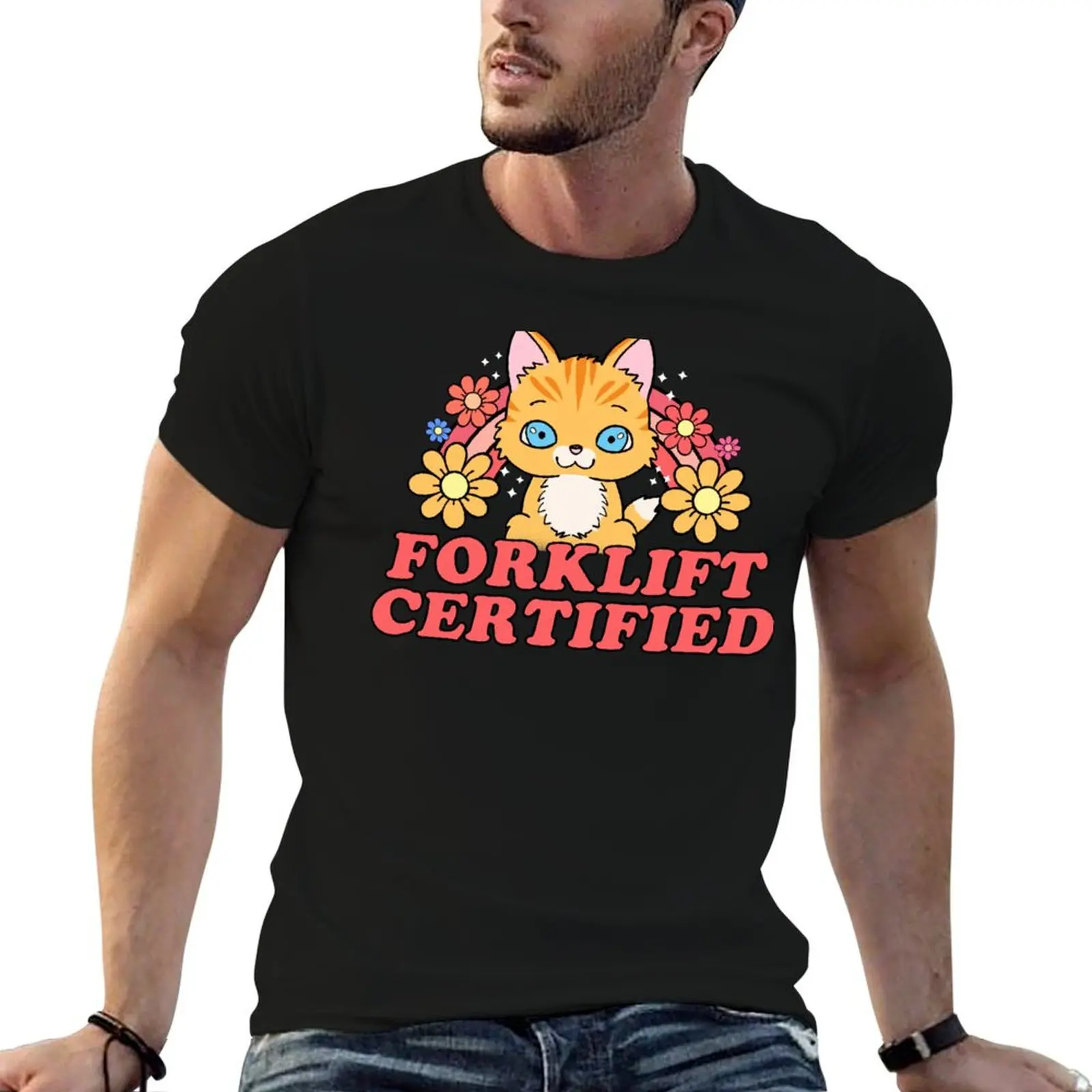 Forklift Certified T-Shirt man t shirts cotton man t shirts graphic T-Shirt
Forklift Certified T-Shirt man t shirts cotton man t shirts graphic T-Shirt