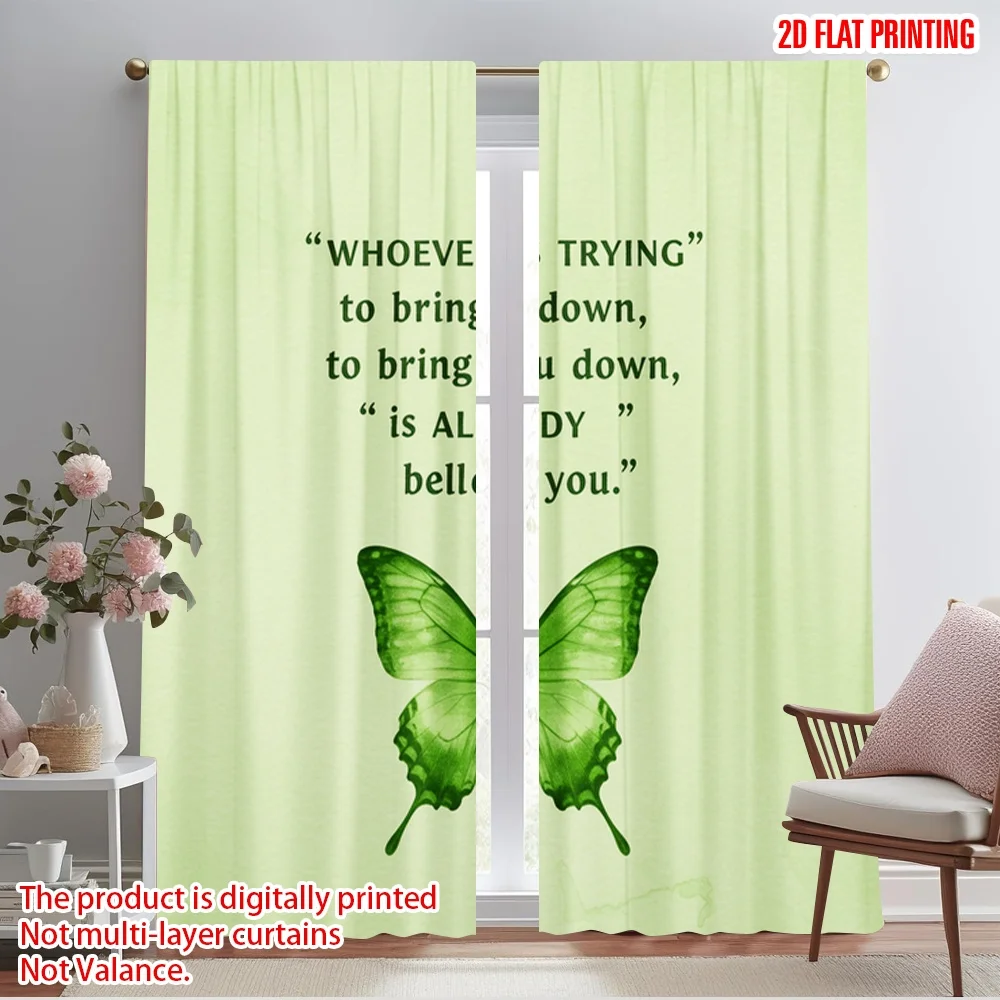 2pcs 2D flat printing Party Curtain Positive Butterfly Polyester Without Electricity Holiday Decorations for Multipurpose Event
2pcs 2D flat printing Party Curtain Positive Butterfly Polyester Without Electricity Holiday Decorations for Multipurpose Event