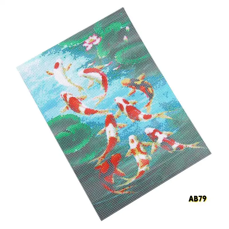 5X 5D Art Diamond Painting Round Full Diamond Koi Carp Cross Stitch Kits Embroidery Home Decors
5X 5D Art Diamond Painting Round Full Diamond Koi Carp Cross Stitch Kits Embroidery Home Decors