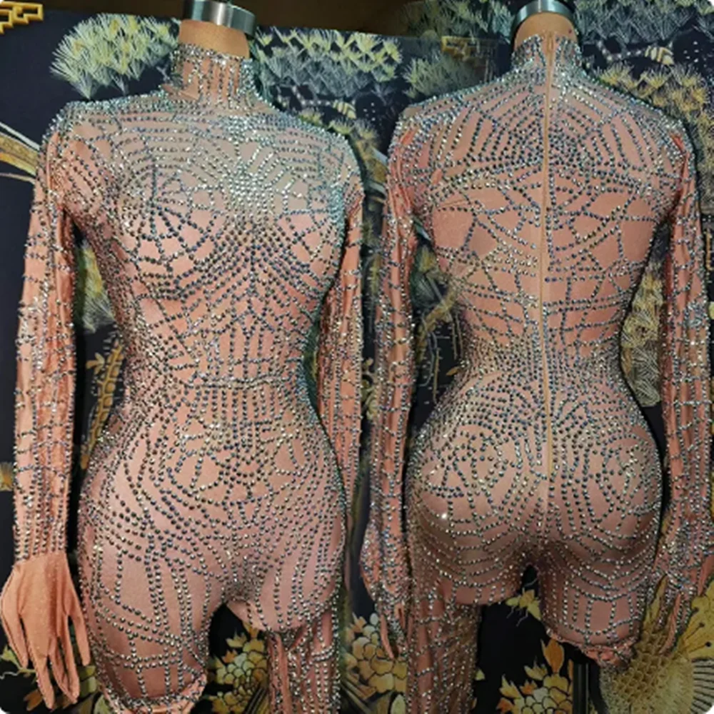 2025 Rhinestones Stretch Jumpsuit Pole Dance Costume Nightclub Bar Gogo Dancer Performance Bodysuit Shiny Drag Queen Clothes yj
2025 Rhinestones Stretch Jumpsuit Pole Dance Costume Nightclub Bar Gogo Dancer Performance Bodysuit Shiny Drag Queen Clothes yj