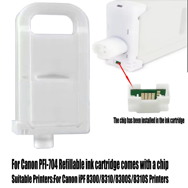 Чернильный картридж PFI-704 объемом 700 мл для принтеров Canon iPF 8300, 8310, 8300S, 8310S
Чернильный картридж PFI-704 объемом 700 мл для принтеров Canon iPF 8300, 8310, 8300S, 8310S