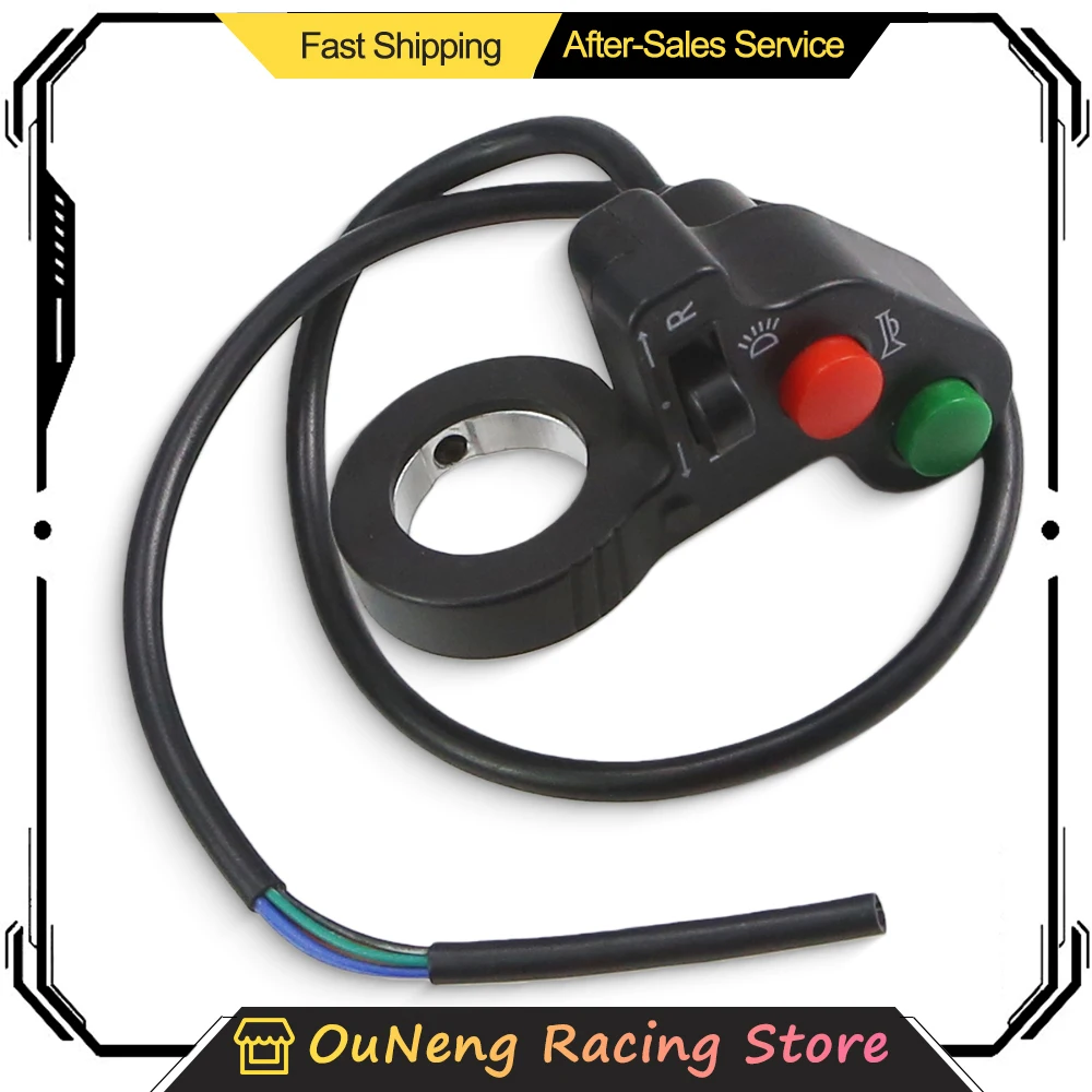 Universal 7/8" 22mm Motorcycle On/Off Button Scooter Electric Bike Scooter Horn Turn Signals On/Off Button Light Switch
Universal 7/8" 22mm Motorcycle On/Off Button Scooter Electric Bike Scooter Horn Turn Signals On/Off Button Light Switch