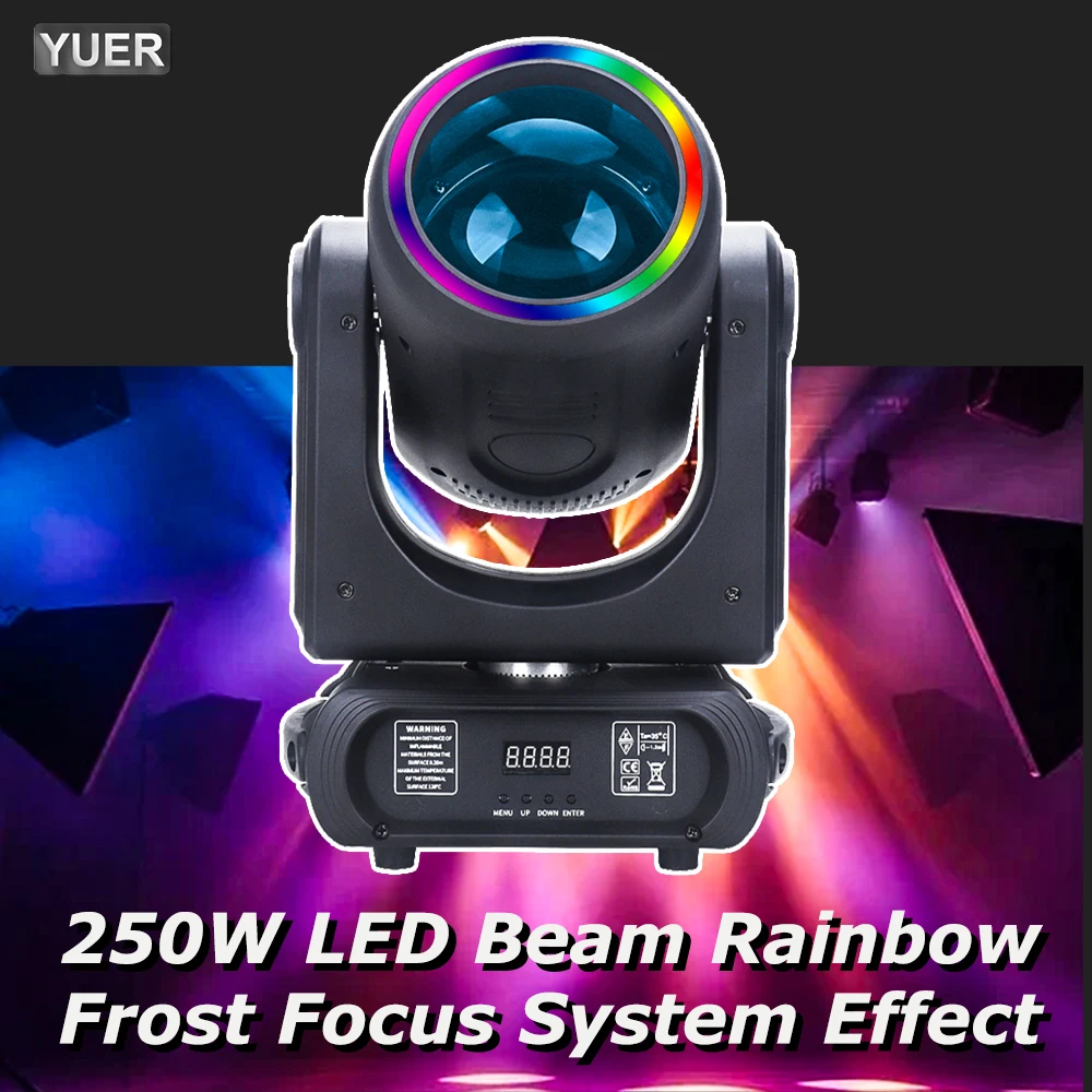 NEW! LED With Ring Moving Head Light 250W Beam+Spot+18 Rotating Prisms+Focus+Frost+Rainbow Effect Dmx512 Stage Light Disco Dj
NEW! LED With Ring Moving Head Light 250W Beam+Spot+18 Rotating Prisms+Focus+Frost+Rainbow Effect Dmx512 Stage Light Disco Dj