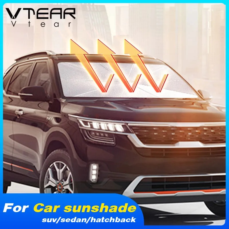 Vtear Universal Car Sunshade Parasol Decoration Cab Interior Details Heat Shield Pad Accessories Front Windshield Umbrella Parts
Vtear Universal Car Sunshade Parasol Decoration Cab Interior Details Heat Shield Pad Accessories Front Windshield Umbrella Parts