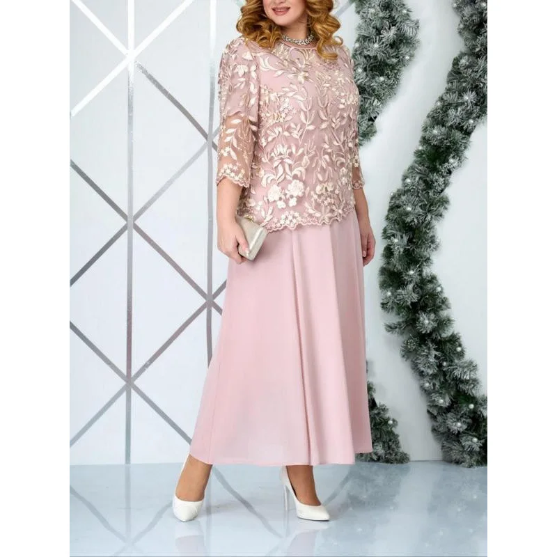 Lace Chiffon Dress N 90343 Elegant Citywalk Maxi Skirt with Flying Sleeves High Collar Other Fabric 100% Other Style
Lace Chiffon Dress N 90343 Elegant Citywalk Maxi Skirt with Flying Sleeves High Collar Other Fabric 100% Other Style