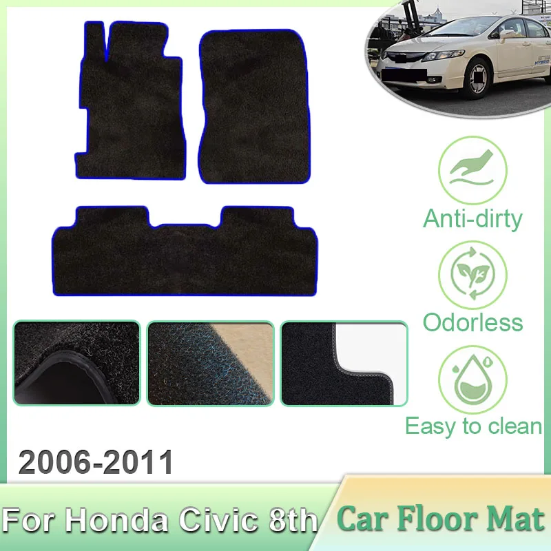 Car Floor Mats Rugs Panel Footpads Carpet Cover Pad Foot Auto Accessories For Honda Civic 8th Gen FA FD 2006~2011 2010 2008 2009
Car Floor Mats Rugs Panel Footpads Carpet Cover Pad Foot Auto Accessories For Honda Civic 8th Gen FA FD 2006~2011 2010 2008 2009