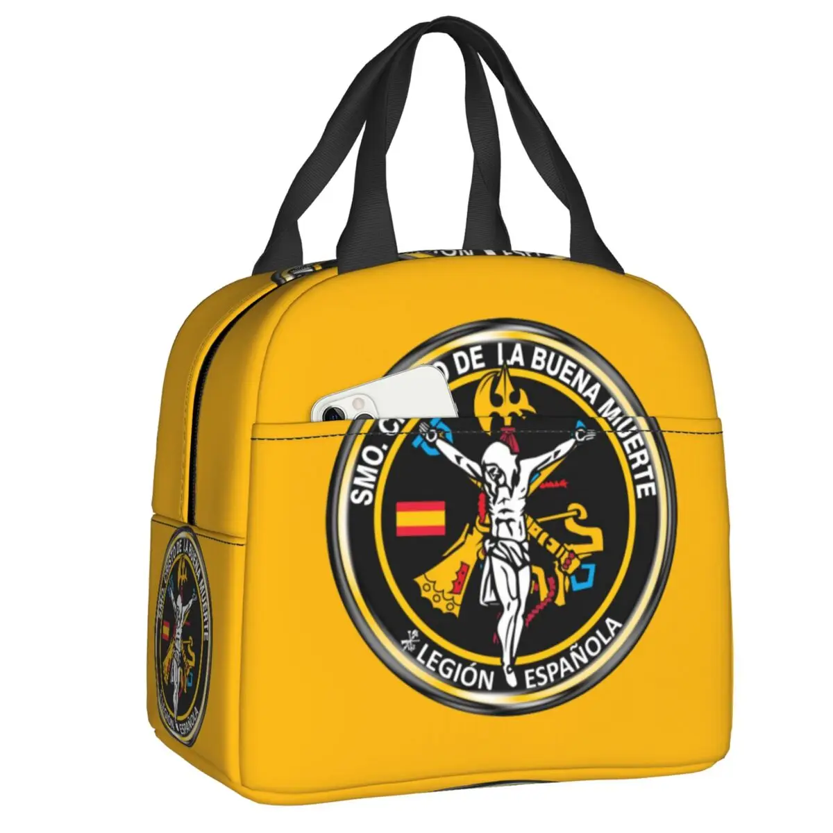 Custom Spanish Legion Skullies Lunch Bag Men Women Cooler Warm Insulated Lunch Boxes for Children School
Custom Spanish Legion Skullies Lunch Bag Men Women Cooler Warm Insulated Lunch Boxes for Children School