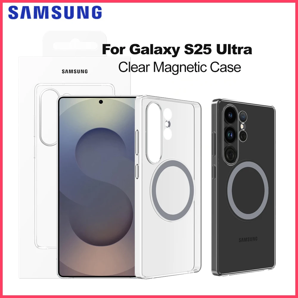 Оригинальный прозрачный магнитный чехол Samsung Galaxy S25 Ultra ITFIT или чехол для телефона Galaxy S25Ultra с магнитной защитной крышкой EF-US938 
Оригинальный прозрачный магнитный чехол Samsung Galaxy S25 Ultra ITFIT или чехол для телефона Galaxy S25Ultra с магнитной защитной крышкой EF-US938