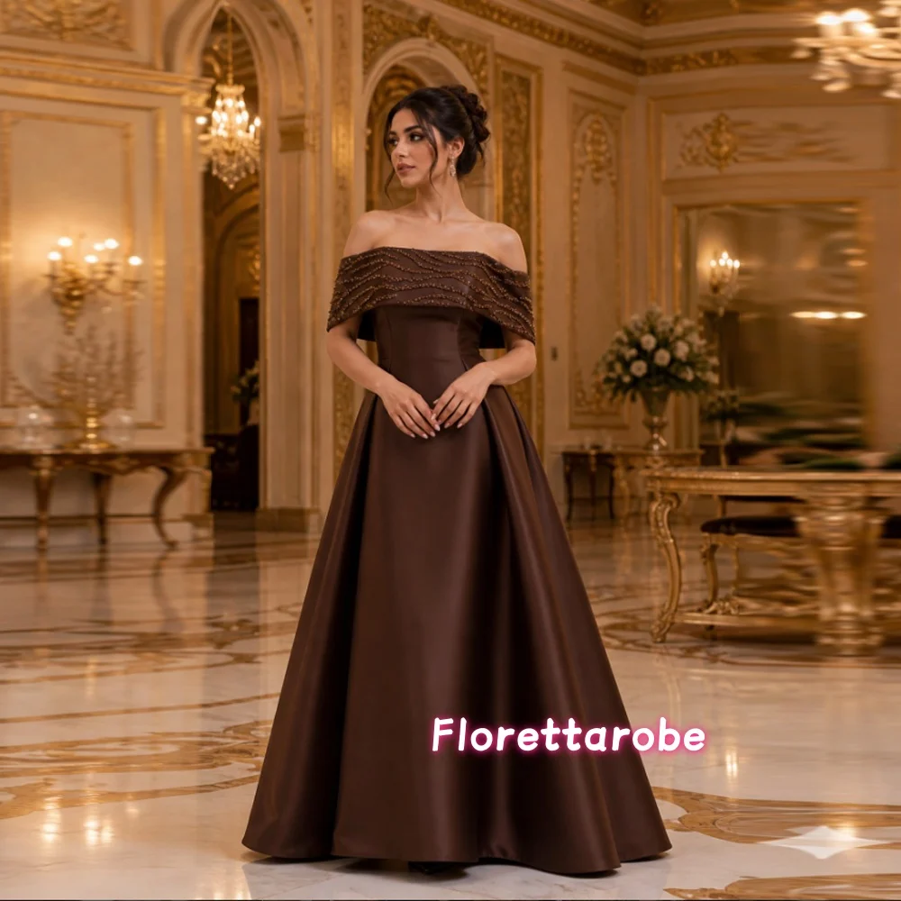 Dubai Off Shoulder Sequins Decoration Prom Dress A-Line Waist فساتين سهراتA-Line Srobes de soirée Evening Gowns Customized
Dubai Off Shoulder Sequins Decoration Prom Dress A-Line Waist فساتين سهراتA-Line Srobes de soirée Evening Gowns Customized