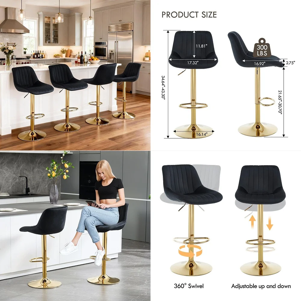 Modern Linen Counter Stools Set of 5, Upholstered 26.5 Counter Height Barstools with Natural Wood Legs Mid Century Round Island
Modern Linen Counter Stools Set of 5, Upholstered 26.5 Counter Height Barstools with Natural Wood Legs Mid Century Round Island