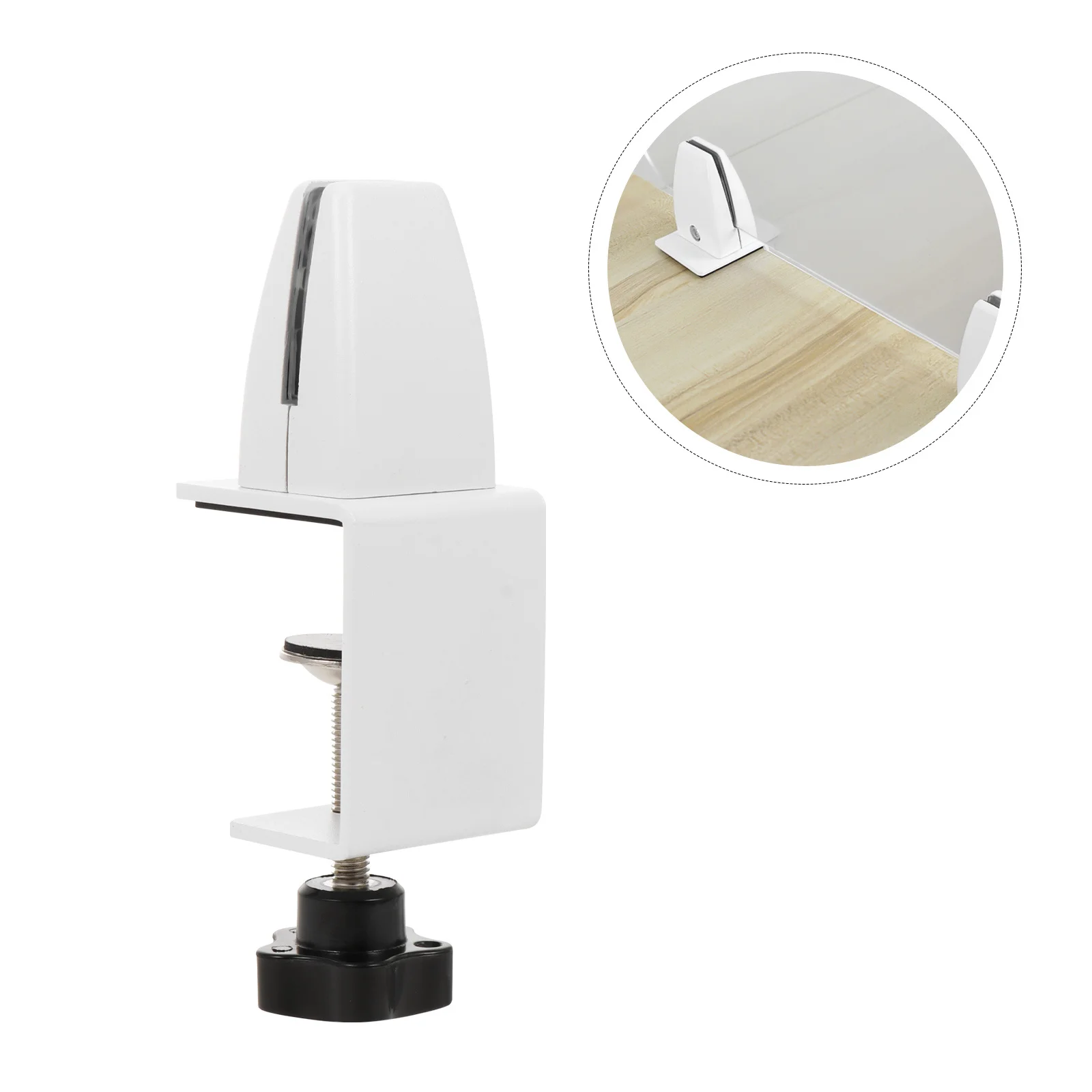 Thickened Base Desktop Partition Clip Clamp for Office Home Computer Room Use Adjustable Hole Free Installation Aluminum Alloy
Thickened Base Desktop Partition Clip Clamp for Office Home Computer Room Use Adjustable Hole Free Installation Aluminum Alloy