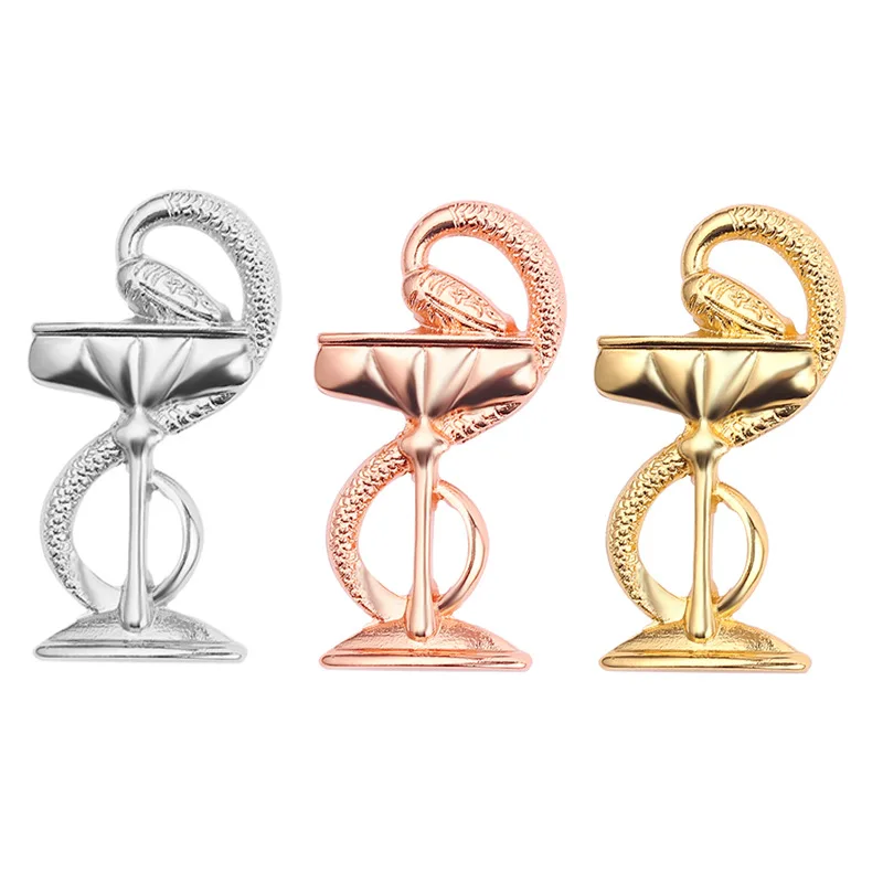 Cross Border Hot Selling Star of Life Snake Cup Logo Brooch Personalized Snake Wine Cup Metal Badge Backpack Clothes Hanging
Cross Border Hot Selling Star of Life Snake Cup Logo Brooch Personalized Snake Wine Cup Metal Badge Backpack Clothes Hanging
