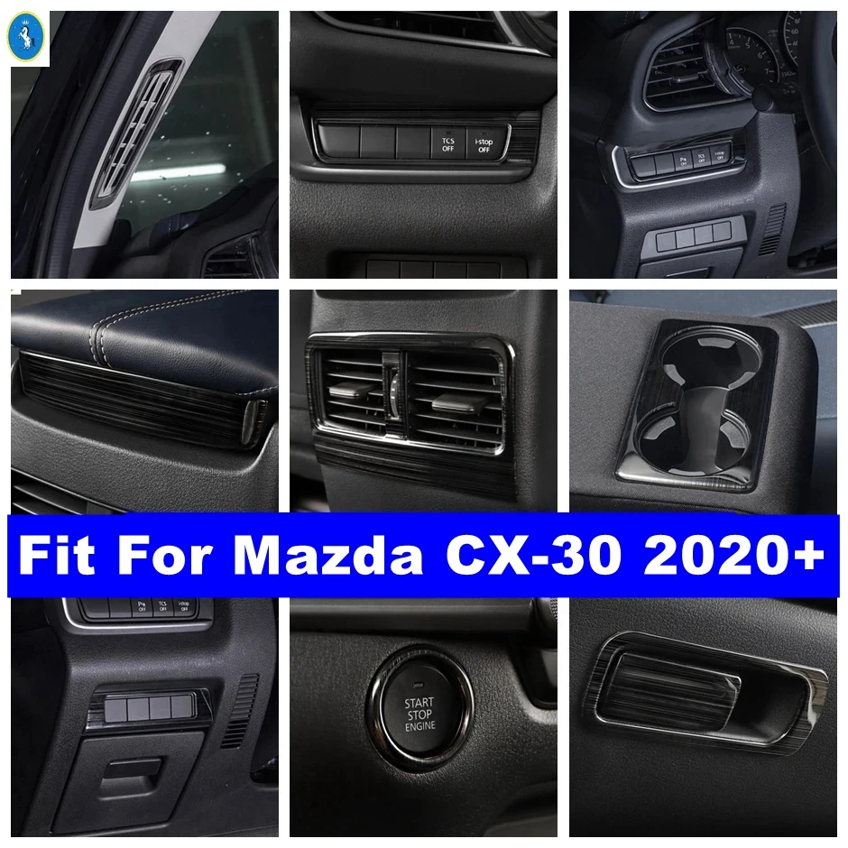 Black Pillar A Air AC Outlet / Lights Switch Control / Water Cup Holder Panel Interior Cover Trim For Mazda CX-30 2020 - 2024
Black Pillar A Air AC Outlet / Lights Switch Control / Water Cup Holder Panel Interior Cover Trim For Mazda CX-30 2020 - 2024