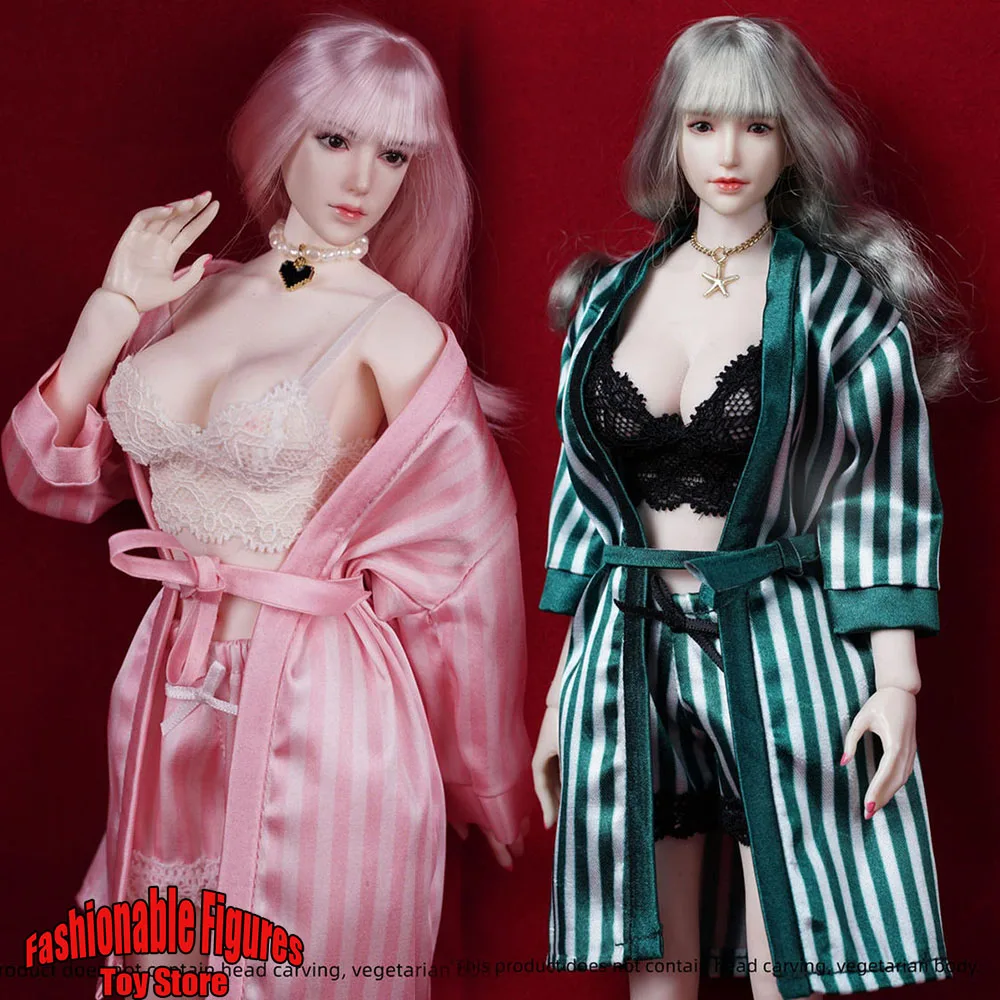 Женская атласная ночная рубашка Sa Toys, кружевной комплект из трех предметов с кружевным бюстгальтером и шортами для экшн-фигурок 12 дюймов, 1/6
Женская атласная ночная рубашка Sa Toys, кружевной комплект из трех предметов с кружевным бюстгальтером и шортами для экшн-фигурок 12 дюймов, 1/6