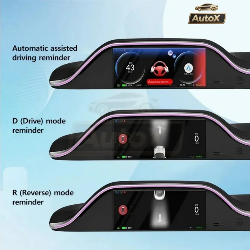 Auto X 8.9-inch car dashboard navigation display suitable for Tesla Model 3 2024 2025 Highland mobile connectivity
Auto X 8.9-inch car dashboard navigation display suitable for Tesla Model 3 2024 2025 Highland mobile connectivity