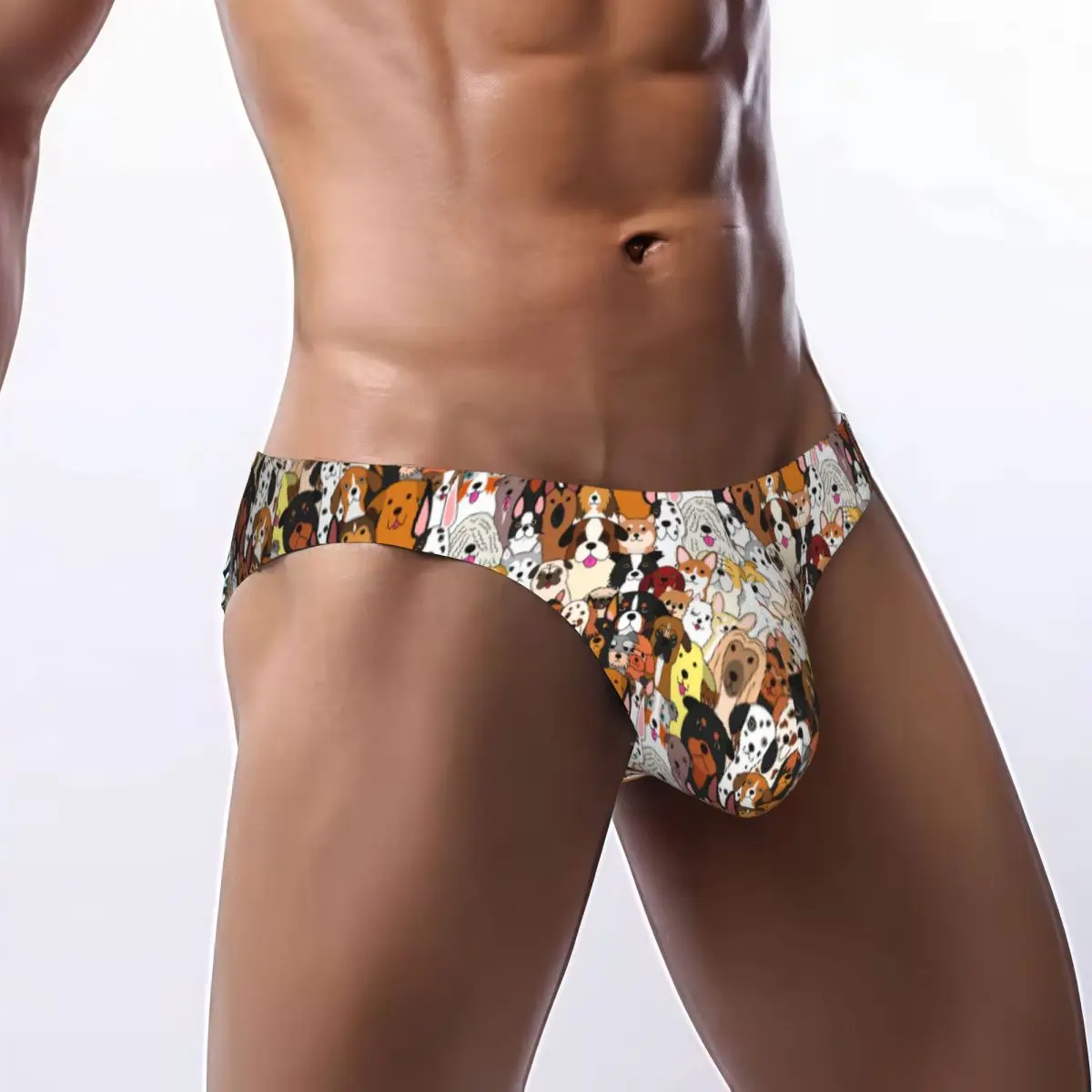 Men's Sexy Briefs Breathable Bikini Funny Dogs Men Underpants Low Cut Man Underwear Panties
Men's Sexy Briefs Breathable Bikini Funny Dogs Men Underpants Low Cut Man Underwear Panties