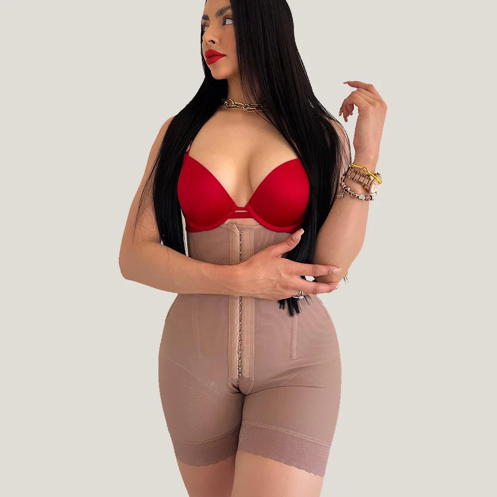 Fajas Colombianas Double Compression Shapewear with Bone Flatten Abdomen Body Shaper Tummy Control Waist Trainer Bodysuit
Fajas Colombianas Double Compression Shapewear with Bone Flatten Abdomen Body Shaper Tummy Control Waist Trainer Bodysuit