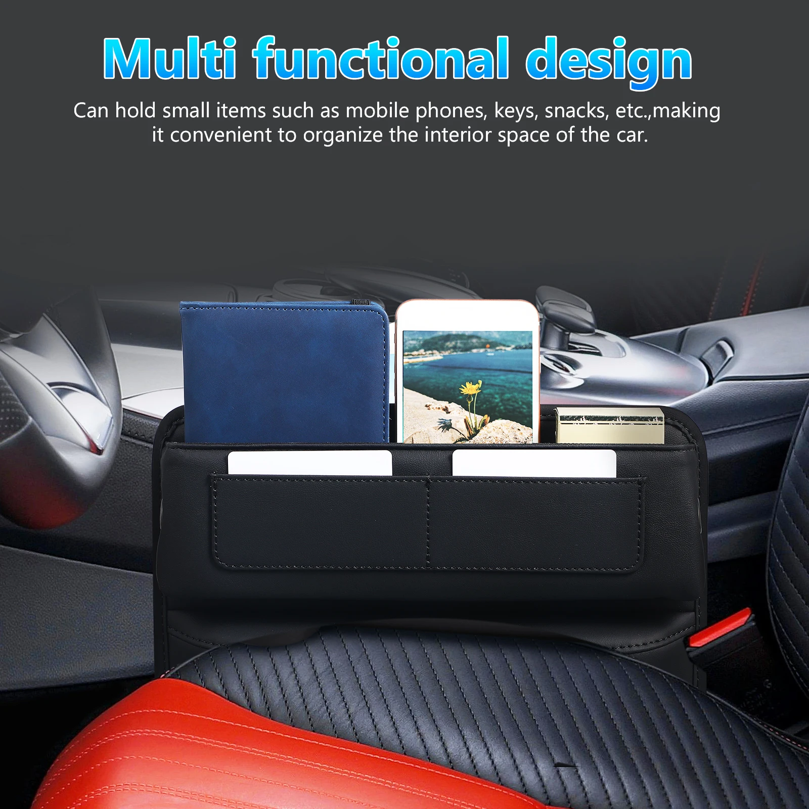 Soft Lining Seat Gap Filler Storage Box Center Console Organizer Interior Compact Design Front Seat Organizer Accessories Gap
Soft Lining Seat Gap Filler Storage Box Center Console Organizer Interior Compact Design Front Seat Organizer Accessories Gap
