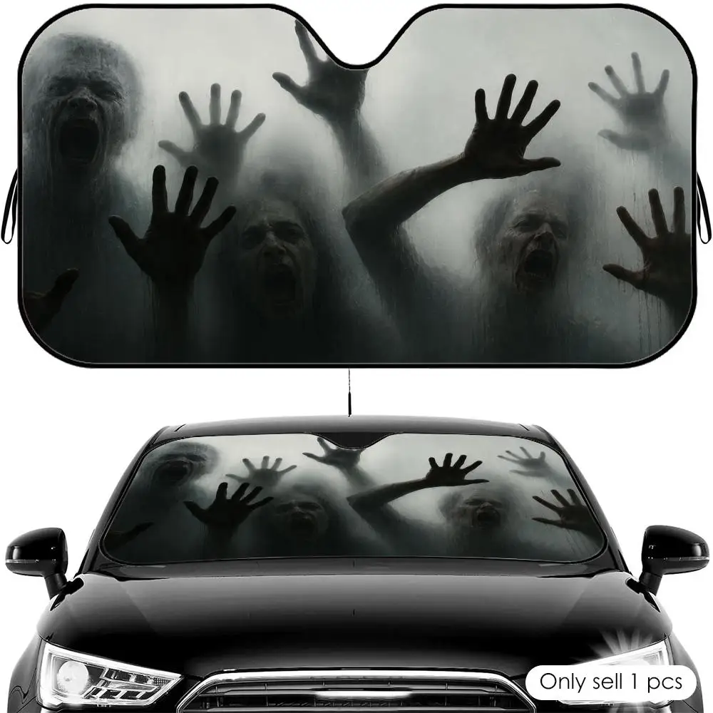 Creatures hands on fogged glass Sun Visor Car Windshield Sun Shade UV Protection Heat Insulation Cover Universal Sun Protector
Creatures hands on fogged glass Sun Visor Car Windshield Sun Shade UV Protection Heat Insulation Cover Universal Sun Protector