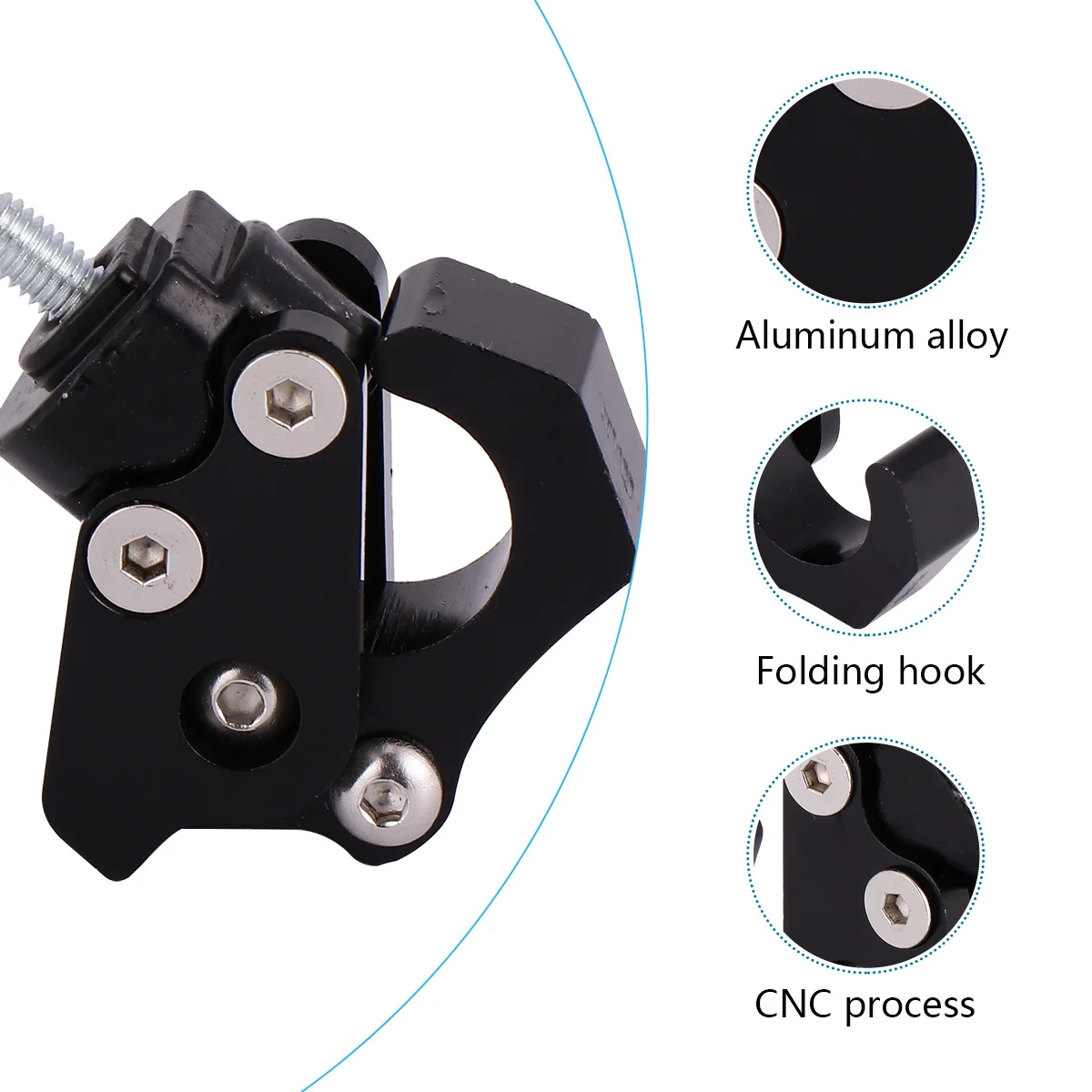 Aluminium Alloy Motorbike Hook For Motorcycle Accessories Foldable Hook Helmets Electrocar Hooks Motorcycle Supplies
Aluminium Alloy Motorbike Hook For Motorcycle Accessories Foldable Hook Helmets Electrocar Hooks Motorcycle Supplies