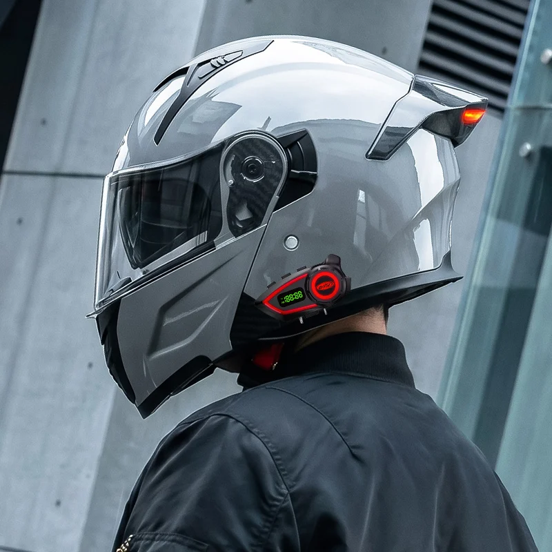 Most Popular Motorcycle Helmets Double Visor Modular Helmet With Bluetooth ABS Helmet LED Tail Light DOT Approved Wholesale
Most Popular Motorcycle Helmets Double Visor Modular Helmet With Bluetooth ABS Helmet LED Tail Light DOT Approved Wholesale
