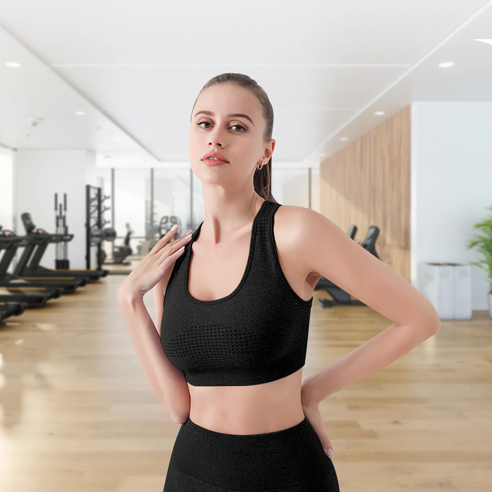 1Set Workout Set for Women Smooth Lightweight Yoga Clothes High Elasticity Sports Outfits for Gym
1Set Workout Set for Women Smooth Lightweight Yoga Clothes High Elasticity Sports Outfits for Gym