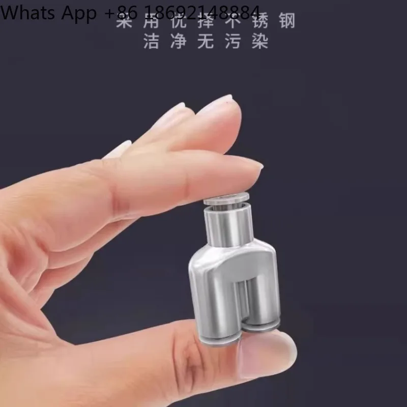 304 stainless steel Y-shaped tee pneumatic quick plug connector PY4/6/8/10/12/16 trachea connector
304 stainless steel Y-shaped tee pneumatic quick plug connector PY4/6/8/10/12/16 trachea connector