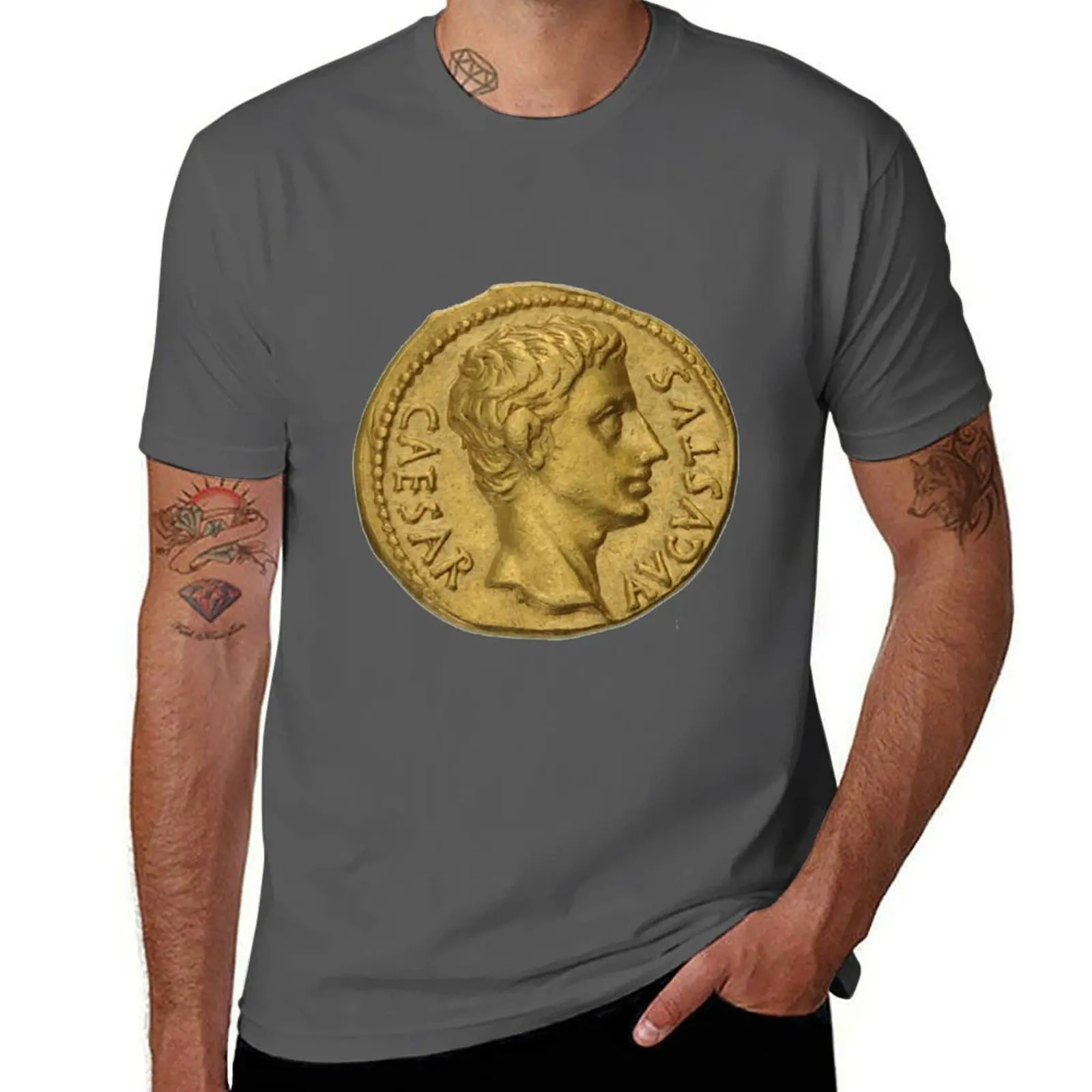 AUGUSTUS COIN - high quality T-Shirt Regular Fit Plain Tee Shirt
AUGUSTUS COIN - high quality T-Shirt Regular Fit Plain Tee Shirt