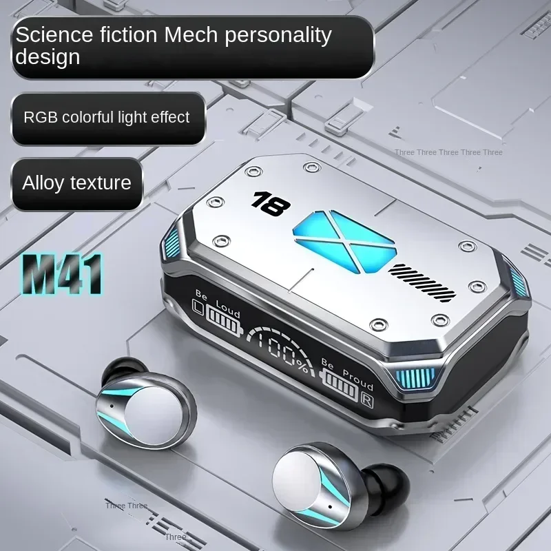 M41 TWS With Microphone Headphones Bluetooth Wireless Stereo Waterproof Headsets Earbuds Earphones Touch Control Noise Reduction
M41 TWS With Microphone Headphones Bluetooth Wireless Stereo Waterproof Headsets Earbuds Earphones Touch Control Noise Reduction