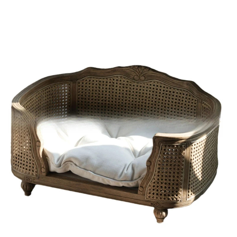 Kennel pet litter supplies, kennel cat litter, American retro solid wood animal house furniture teddy than
Kennel pet litter supplies, kennel cat litter, American retro solid wood animal house furniture teddy than