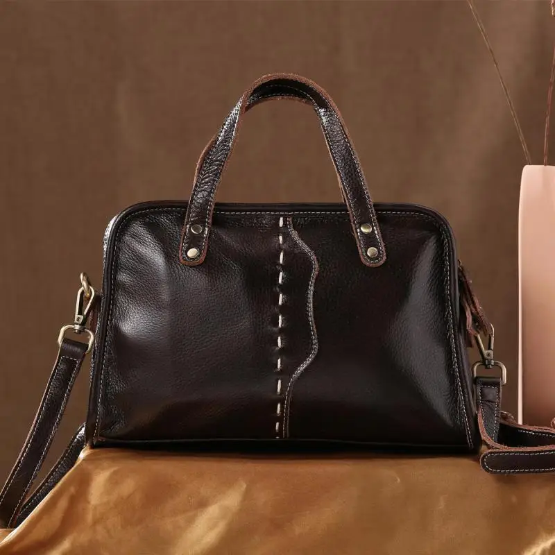 Johnature Retro Women Bag Genuine Leather Fashion Versatile Handbag Leisure Natural Soft Cowhide Shoulder & Crossbody Bags
Johnature Retro Women Bag Genuine Leather Fashion Versatile Handbag Leisure Natural Soft Cowhide Shoulder & Crossbody Bags