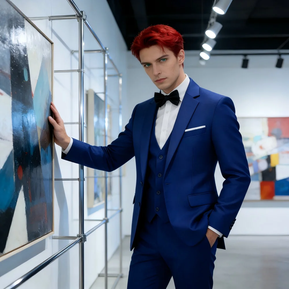 Men's Elegant Solid Color Blazer Vest Pants Set Casual Outdoor English Style Wedding Performance Singer Outfit
Men's Elegant Solid Color Blazer Vest Pants Set Casual Outdoor English Style Wedding Performance Singer Outfit