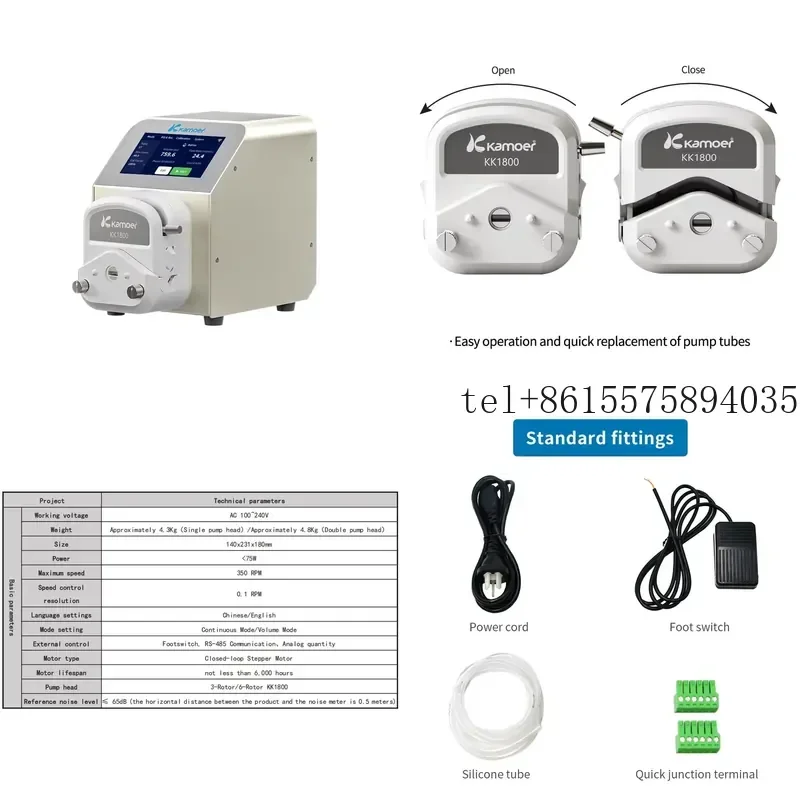 Hot Kamoer UIP 1520ml/min Lcd Display Intelligent Dispensing Instrument Viscous Liquid Self Priming Glycerin Peristaltic Pump
Hot Kamoer UIP 1520ml/min Lcd Display Intelligent Dispensing Instrument Viscous Liquid Self Priming Glycerin Peristaltic Pump