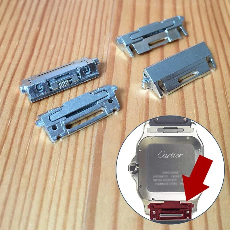 strap metallic precision modular components inserts inside for Cartier SANTOS watch leather band
strap metallic precision modular components inserts inside for Cartier SANTOS watch leather band