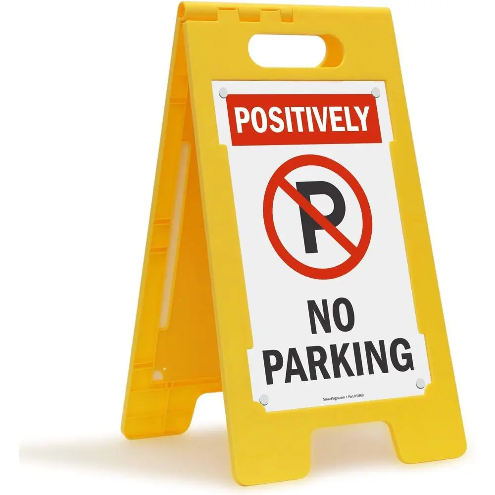 No Parking Folding Floor Sign | 25 x 12 Plastic
No Parking Folding Floor Sign | 25 x 12 Plastic