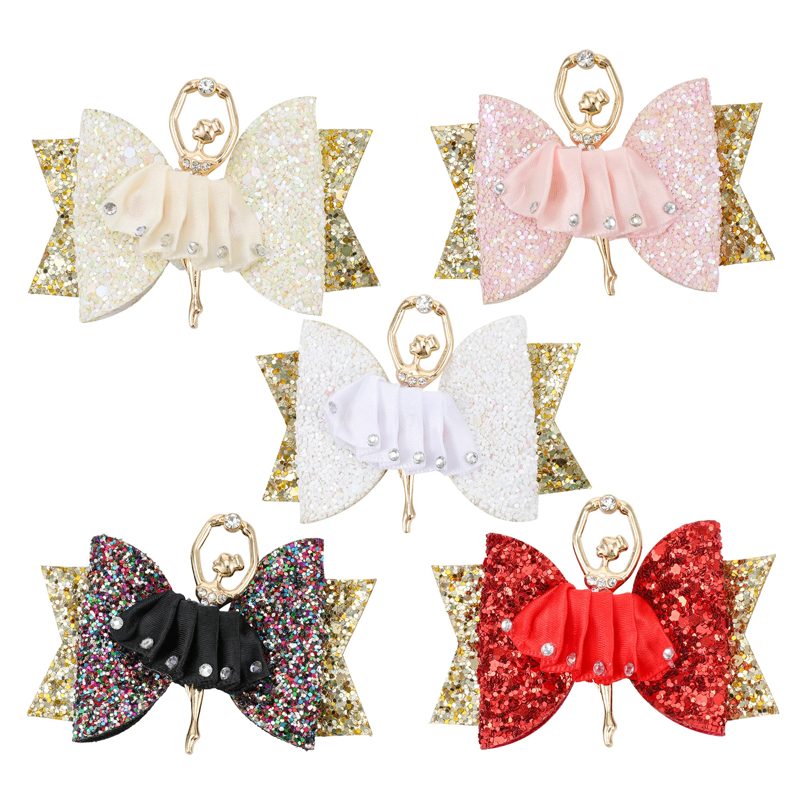 5Pcs Shining Hairpins Ballet Girl Rhinestone Clips Cute Pu Accessories Hair Decorations Shining Powder Hairpins for Girls
5Pcs Shining Hairpins Ballet Girl Rhinestone Clips Cute Pu Accessories Hair Decorations Shining Powder Hairpins for Girls