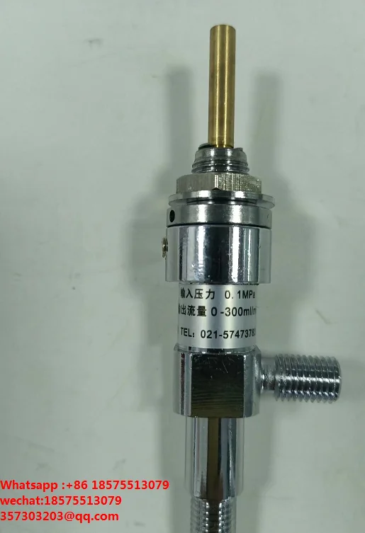 For WANGBO ZX1 (H2) No Scale Needle Valve Input Pressure 0.1MPa Output flow 0-300ml/mln New
For WANGBO ZX1 (H2) No Scale Needle Valve Input Pressure 0.1MPa Output flow 0-300ml/mln New