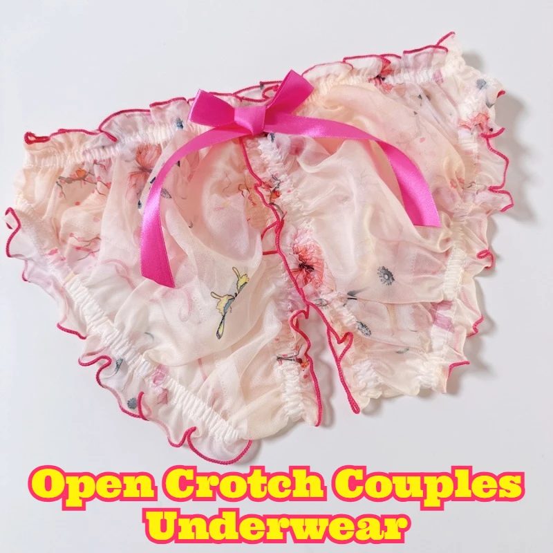 Unisex Couple Sexy Sheer Briefs Silky Chiffon Open Crotch Elastic Breathable Soft Light Comfort Private Fashion Intimate Daily
Unisex Couple Sexy Sheer Briefs Silky Chiffon Open Crotch Elastic Breathable Soft Light Comfort Private Fashion Intimate Daily