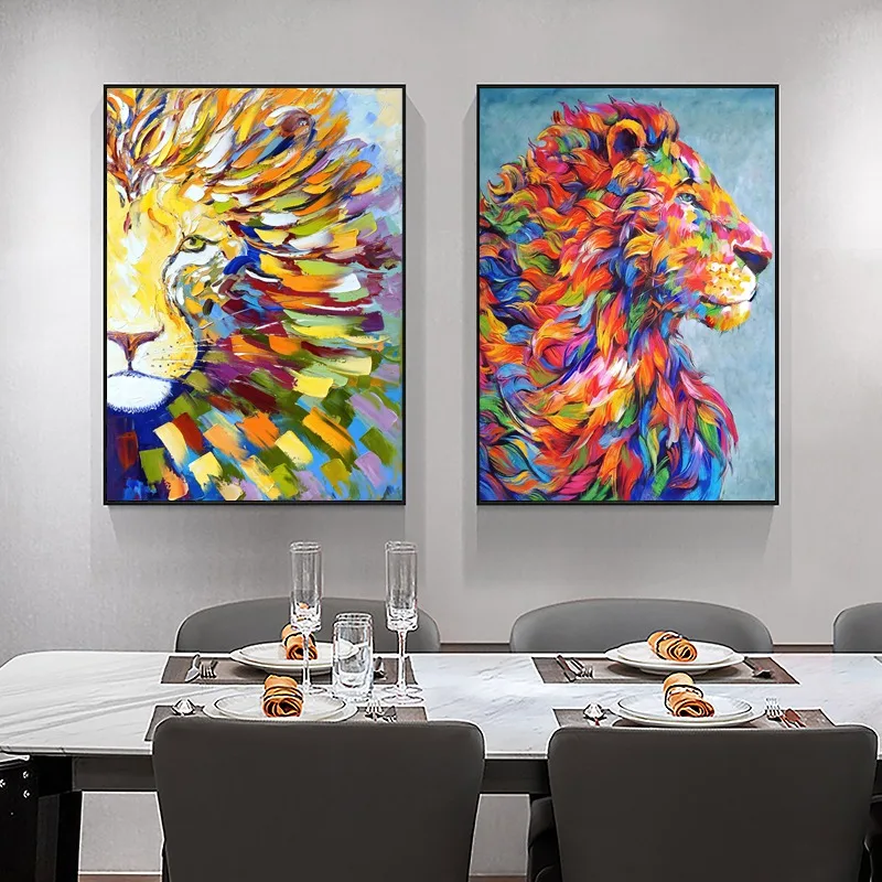 Wholesale Custom Hand Painted Abstract Oil Painting Canvas Golden Lion Oil Painting Wall Frame Home Decoration Living Room
Wholesale Custom Hand Painted Abstract Oil Painting Canvas Golden Lion Oil Painting Wall Frame Home Decoration Living Room