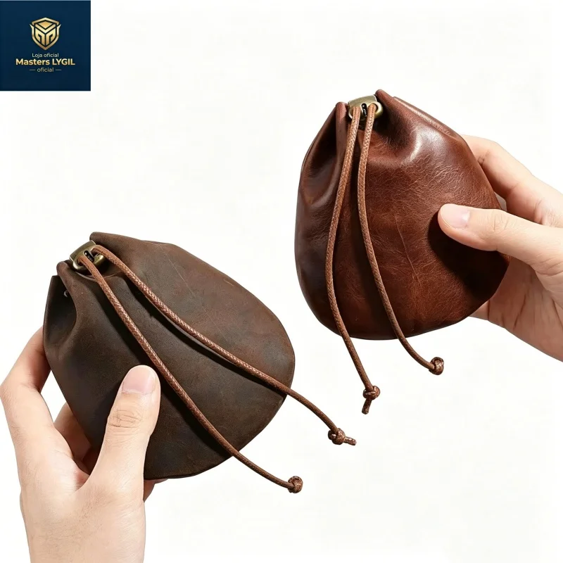 Portable Leather Drawstring Pouch Retro Genuine Leather Coin Holders Nordic Style Earphone Storage Case Coin Jewelry Storage
Portable Leather Drawstring Pouch Retro Genuine Leather Coin Holders Nordic Style Earphone Storage Case Coin Jewelry Storage
