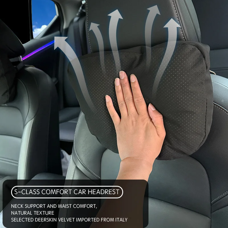 For Tesla Model Y Juniper Model 3 X S Cybertruck Roadster Highland Interior 2026 Accessories Headrest Neck Pillow Waist pillow
For Tesla Model Y Juniper Model 3 X S Cybertruck Roadster Highland Interior 2026 Accessories Headrest Neck Pillow Waist pillow