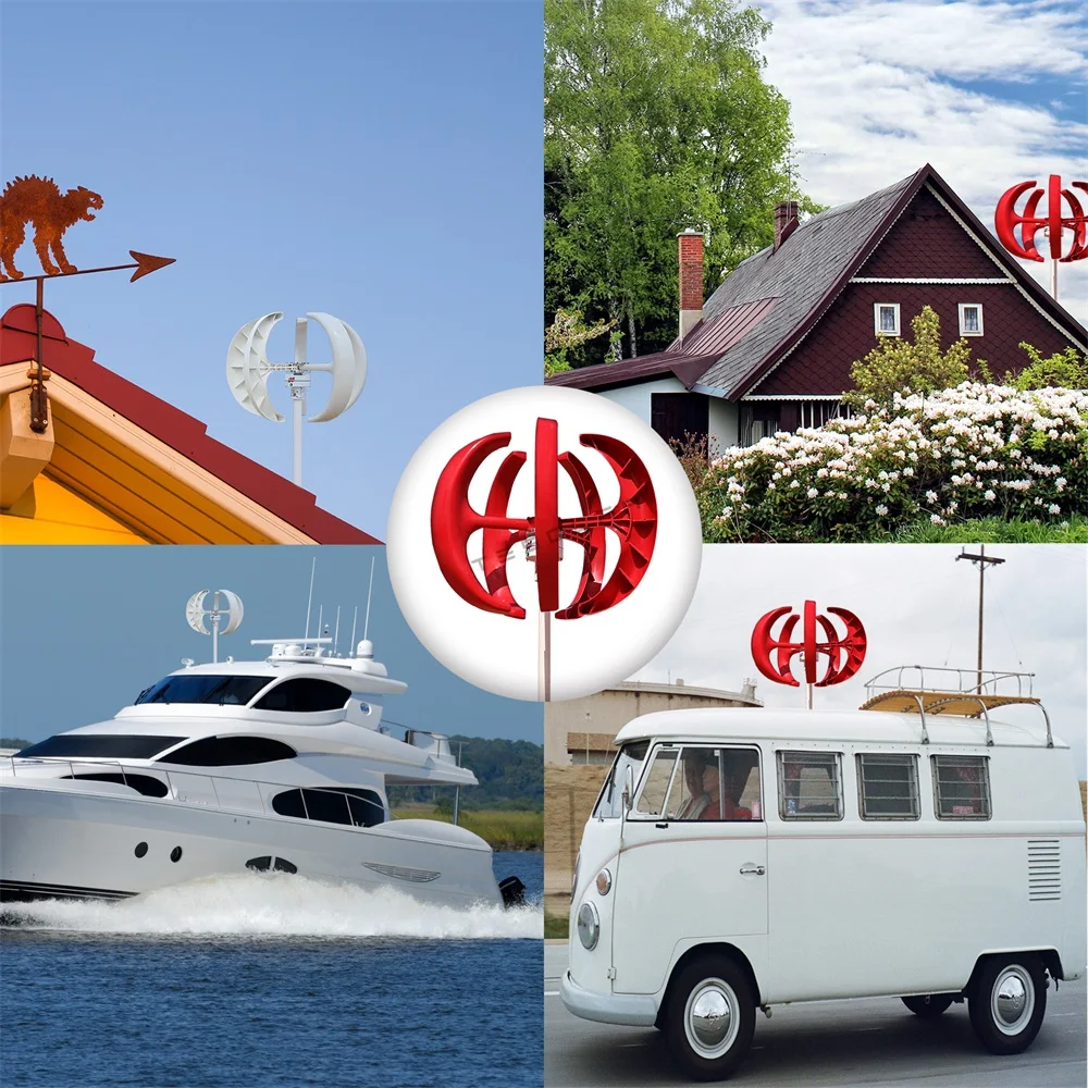 High Quality 400W DC12V 24V Low Speed Start Vertical Wind Turbines Generator With MPPT Controller 5 Blades Household Windmill
High Quality 400W DC12V 24V Low Speed Start Vertical Wind Turbines Generator With MPPT Controller 5 Blades Household Windmill