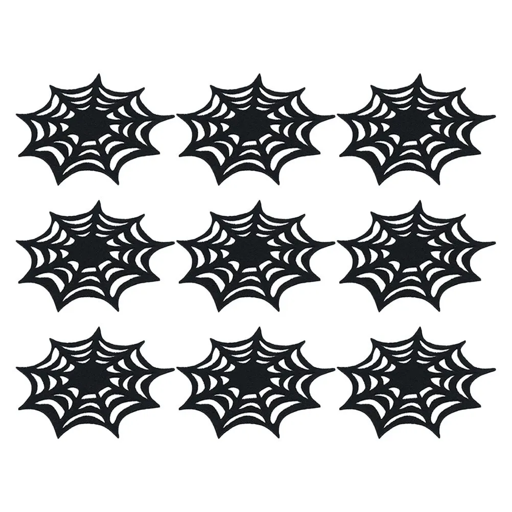 9pcs Spider Web Coasters Halloween Table Mats Felt Drink Pads Heat Insulating Placemats For Cups Plates Halloween Party Home
9pcs Spider Web Coasters Halloween Table Mats Felt Drink Pads Heat Insulating Placemats For Cups Plates Halloween Party Home