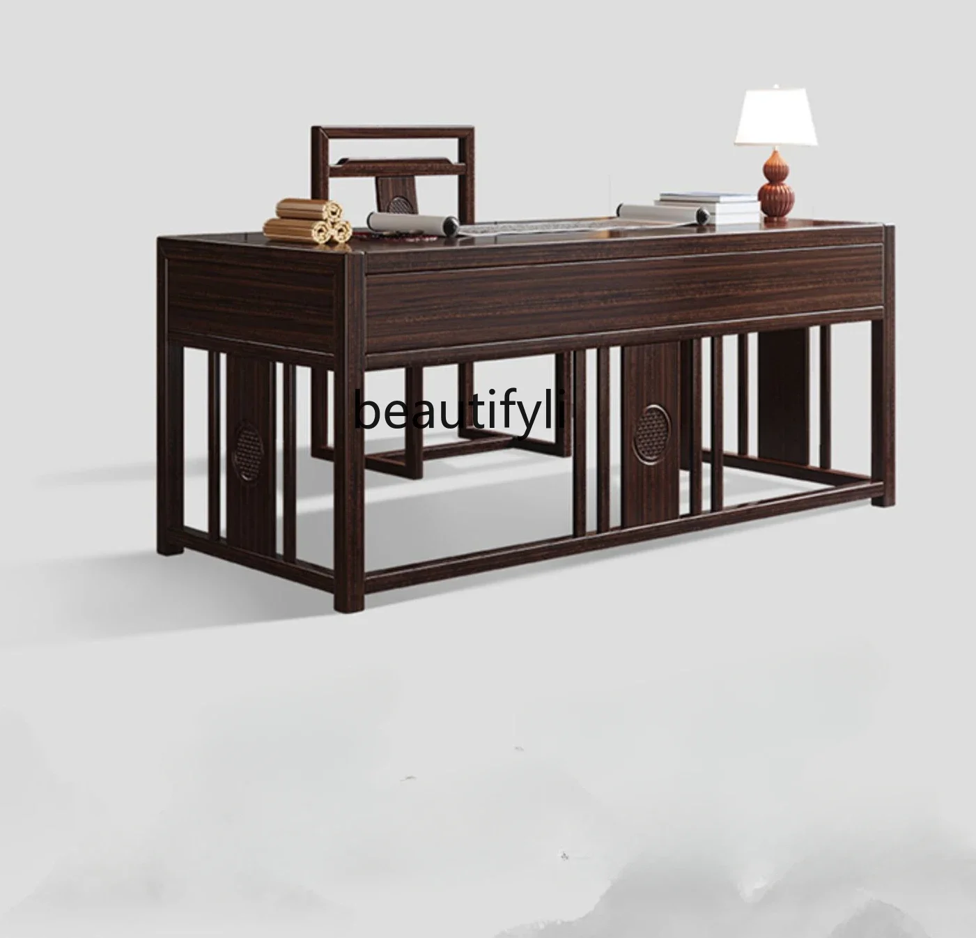 V New Chinese Style Ugyen Wood Solid Wood Desk Chair Modern Chinese Calligraphy Writing Desk Study Zen
V New Chinese Style Ugyen Wood Solid Wood Desk Chair Modern Chinese Calligraphy Writing Desk Study Zen
