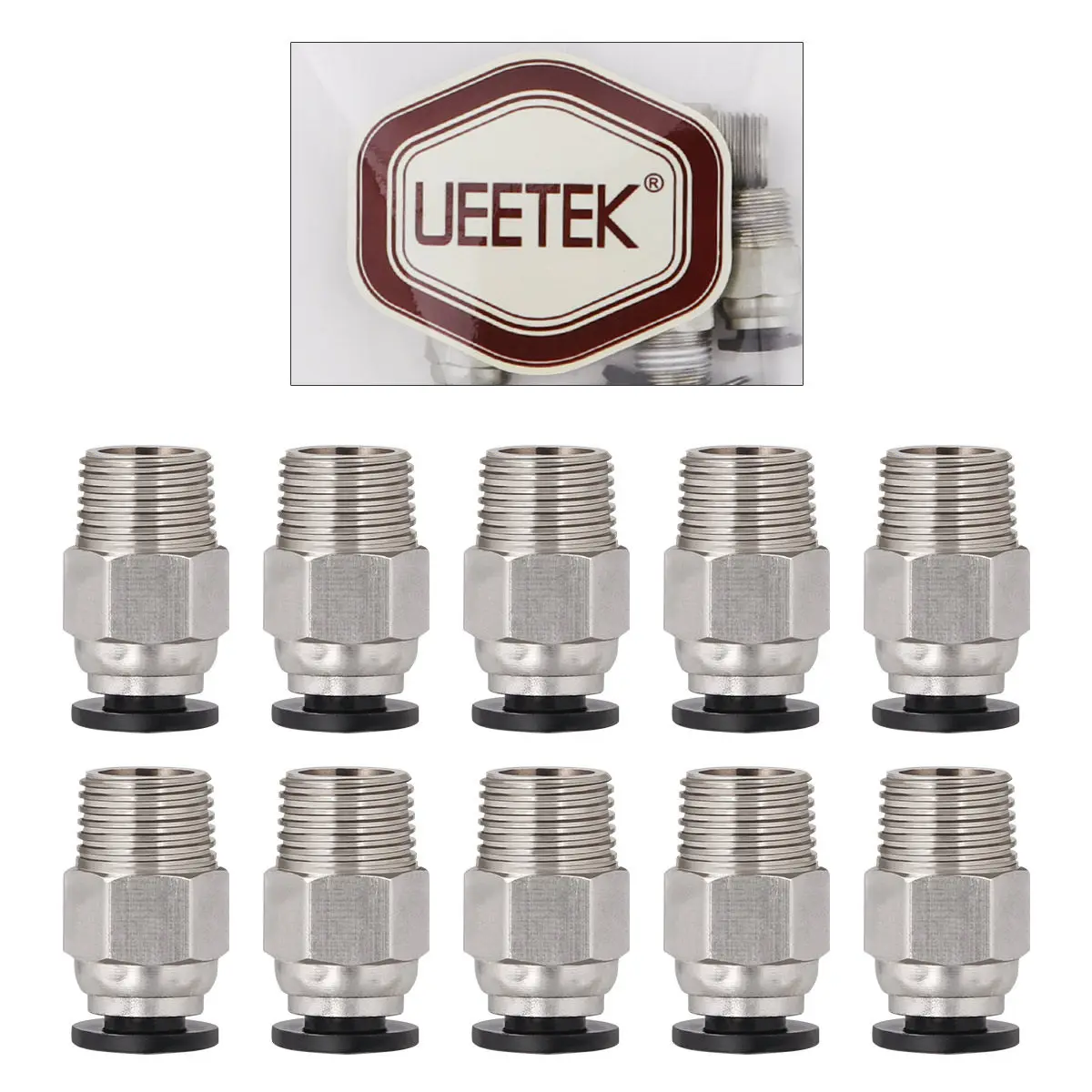 10Pcs 3D Printer Ptfe Tube Connector Pc4-M10 Male Straight Pneumatic Push Fitting Easy Insert for Efficient Use
10Pcs 3D Printer Ptfe Tube Connector Pc4-M10 Male Straight Pneumatic Push Fitting Easy Insert for Efficient Use