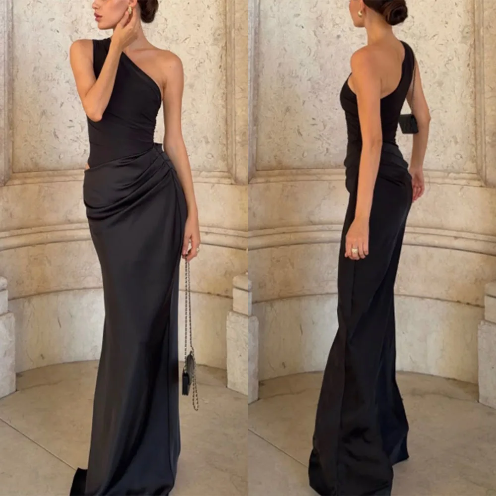 Customized One Shoulder Black Long Dresses Wedding Guest Dresses 2026 Luxury Robes De Soirée Mariage فستان فاخر للحفلات Prom
Customized One Shoulder Black Long Dresses Wedding Guest Dresses 2026 Luxury Robes De Soirée Mariage فستان فاخر للحفلات Prom