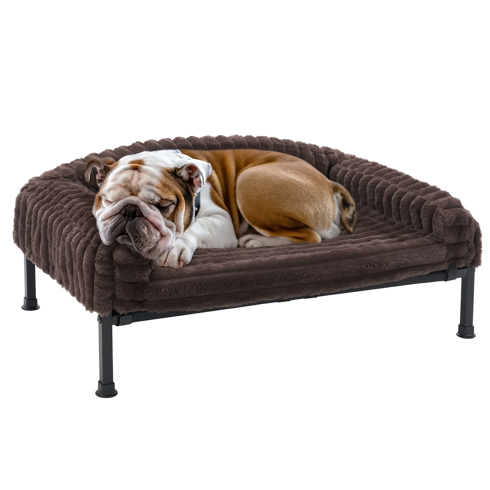 PawCozyBeds Elevated Dog Bed + Bolster Cushion for Small Dogs Cats, Fluffy Plush Dog Couch Beds, Washable Raised Pet Cot with Non-Slip Feet for Indoor Or Patios Use, Great Spring for Fur Babies
PawCozyBeds Elevated Dog Bed + Bolster Cushion for Small Dogs Cats, Fluffy Plush Dog Couch Beds, Washable Raised Pet Cot with Non-Slip Feet for Indoor Or Patios Use, Great Spring for Fur Babies