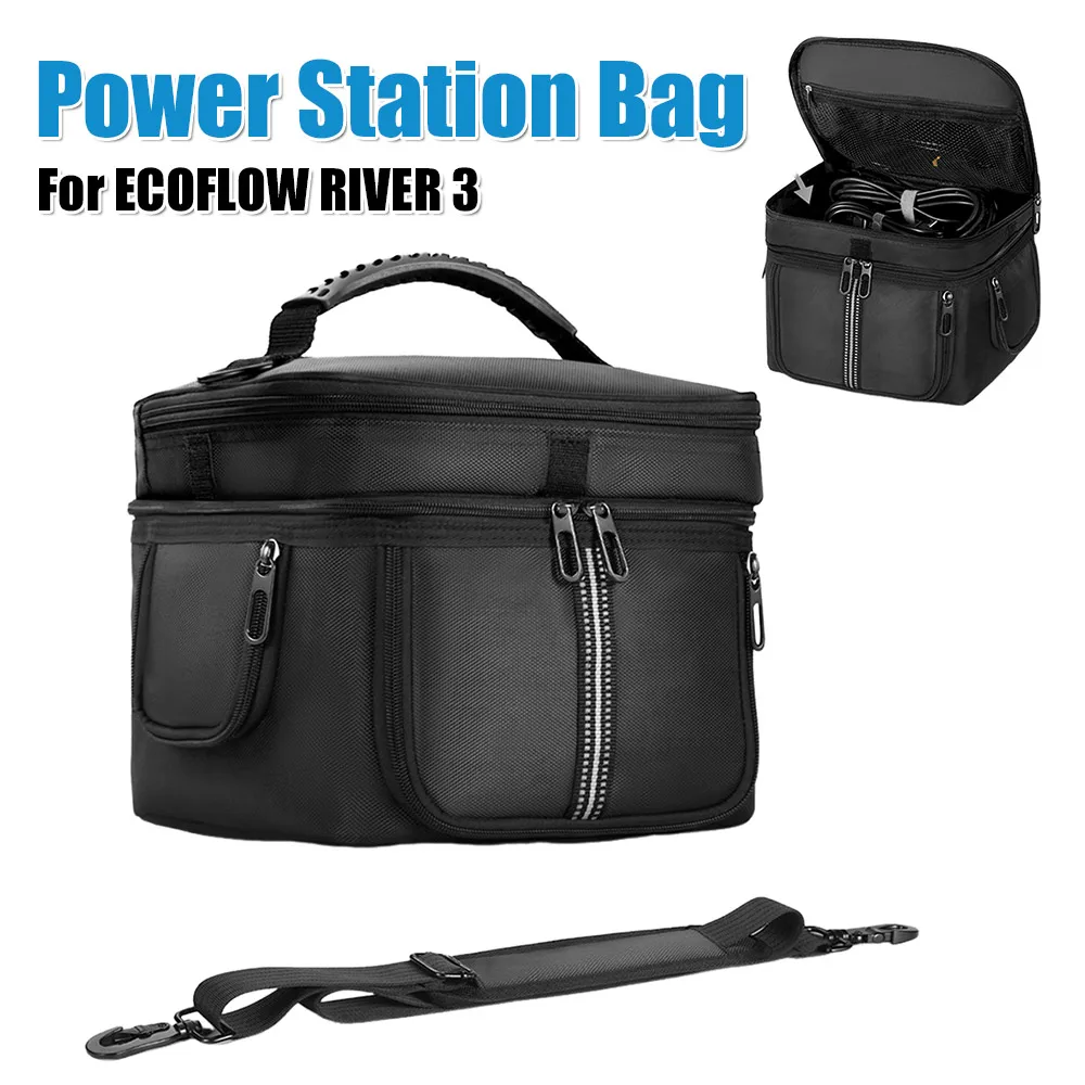 Portable Power Station Bag Dustproof Travel Storage Bag Protective Case for Ecoflow Portable Power Station River 3 Carrying Case
Portable Power Station Bag Dustproof Travel Storage Bag Protective Case for Ecoflow Portable Power Station River 3 Carrying Case